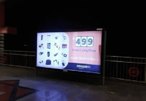 Advertising at Concourse of Delhi Metro Stations