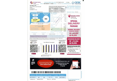 Paper Outdoor CESC Bills Advertisement, in Kolkata